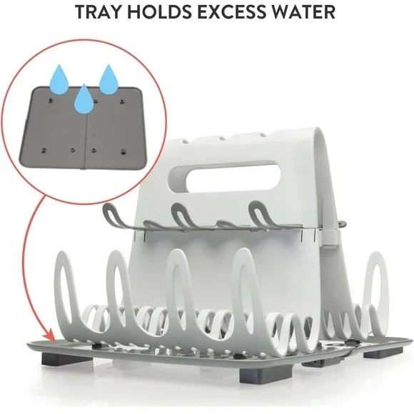 NEW! Prince Lionheart Deluxe Baby Bottle Pacifier Silverware Drying Station Rack - Picture 7 of 10